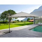Outdoor Umbrella Diameter 3,5m in Polyester with Aluminum Pole - Linfa Viadurini