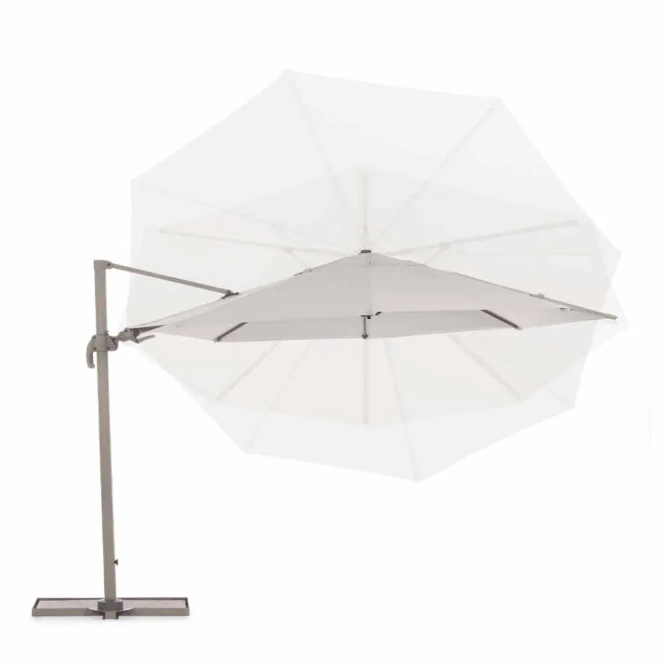Outdoor Umbrella Diameter 3,5m in Polyester with Aluminum Pole - Linfa Viadurini