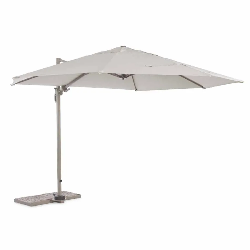 Outdoor Umbrella Diameter 3,5m in Polyester with Aluminum Pole - Linfa Viadurini