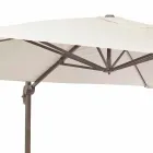 3x4 Garden Umbrella in Polyester with Aluminum Structure - Texas Viadurini