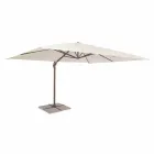 3x4 Garden Umbrella in Polyester with Aluminum Structure - Texas Viadurini