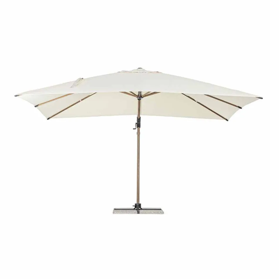 3x4m Garden Umbrella in Aluminum and Polyester, Homemotion - Marco Viadurini