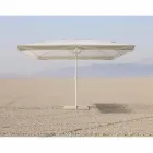 4x4 Garden Umbrella with Polyester Cloth and Steel Base - Nastio Viadurini