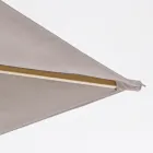 Garden Umbrella with Dove Gray Polyester Canvas 3x4 m, Homemotion - Lucius Viadurini