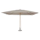 Garden Umbrella with Dove Gray Polyester Canvas 3x4 m, Homemotion - Lucius Viadurini