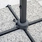 Polyester Umbrella with Handle and Side Pole - Nexa Viadurini