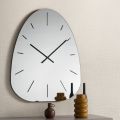 Claudia Laser-Engraved Mirrored Glass Wall Clock