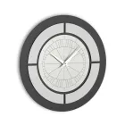 Clock with Relief Frame and Polypropylene with Different Colors - Lunarium Viadurini