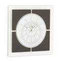 Methacrylate Wall Clock and Linen Frame Made in Italy - Battito