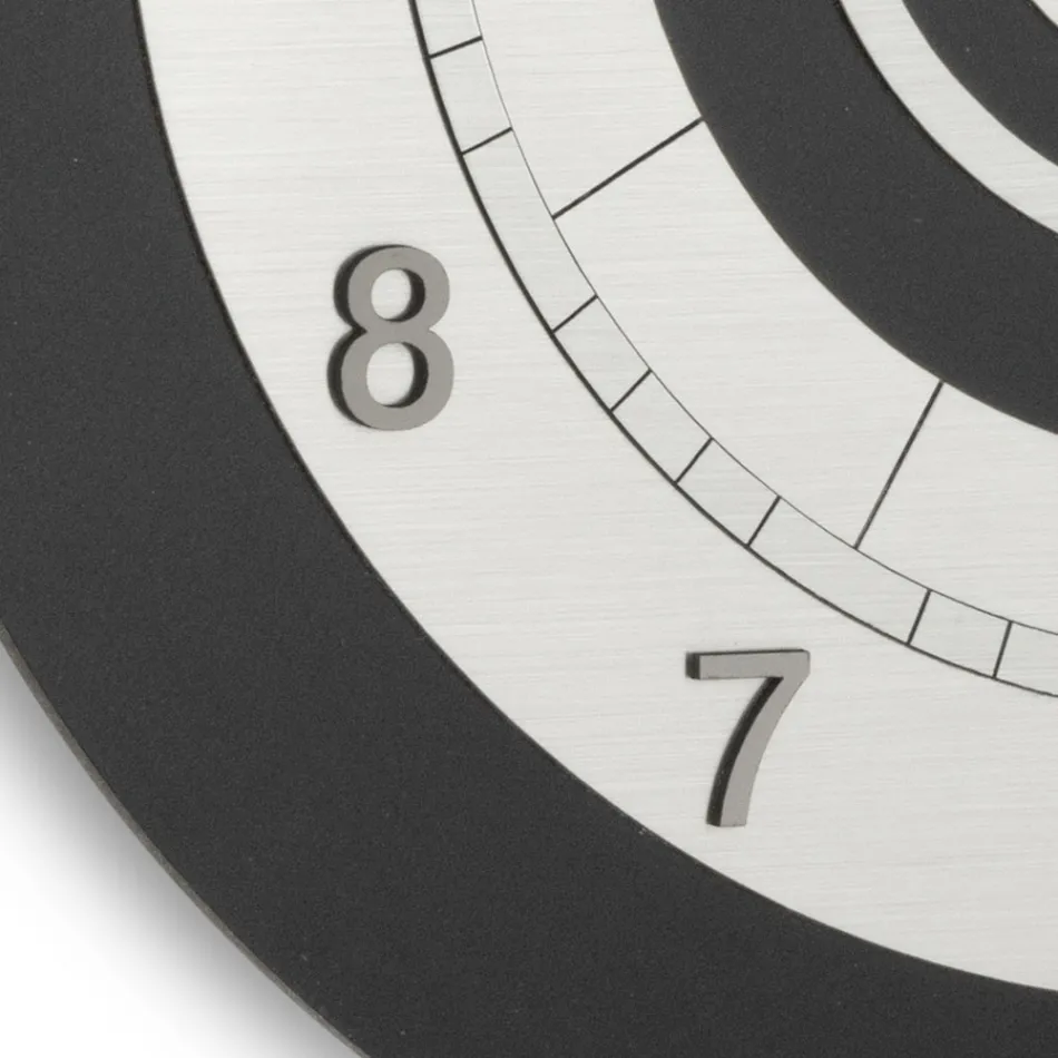 PVC Wall Clock of Different Shades of Color Made in Italy - Flux Viadurini