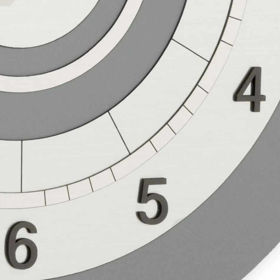 PVC Wall Clock of Different Shades of Color Made in Italy - Flux Viadurini