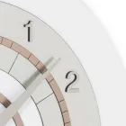 PVC Wall Clock of Different Shades of Color Made in Italy - Flux Viadurini