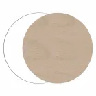 Modern and Round Wall Clock in Wood with Design Decorations - Season Viadurini