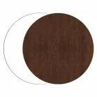 Modern and Round Wall Clock in Wood with Design Decorations - Season Viadurini