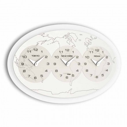 Contemporary wall clock Zed Big Viadurini