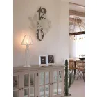 Design Wall Clock in Colored Iron Made in Italy - Fiordaliso Viadurini