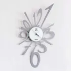 Design Wall Clock in Black Iron or Aluminum Made in Italy - Oceano Viadurini