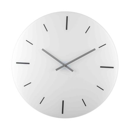 Round Design Colored Acrylic Crystal Wall Clock - Zaronte Viadurini