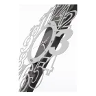 Iron Wall Clock with Exclamation Point Made in Italy - Hand Viadurini