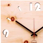 Wall clock in Swiss pine wood made in Italy Andrea Viadurini