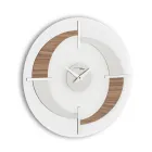 Modern designer wall clock in different Giove finishes, made in Italy Viadurini