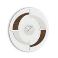 Modern designer wall clock in different Giove finishes, made in Italy