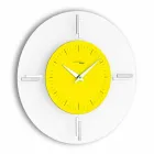 Round Wall Clock in Methacrylate and Aluminum Made in Italy - Syria Viadurini