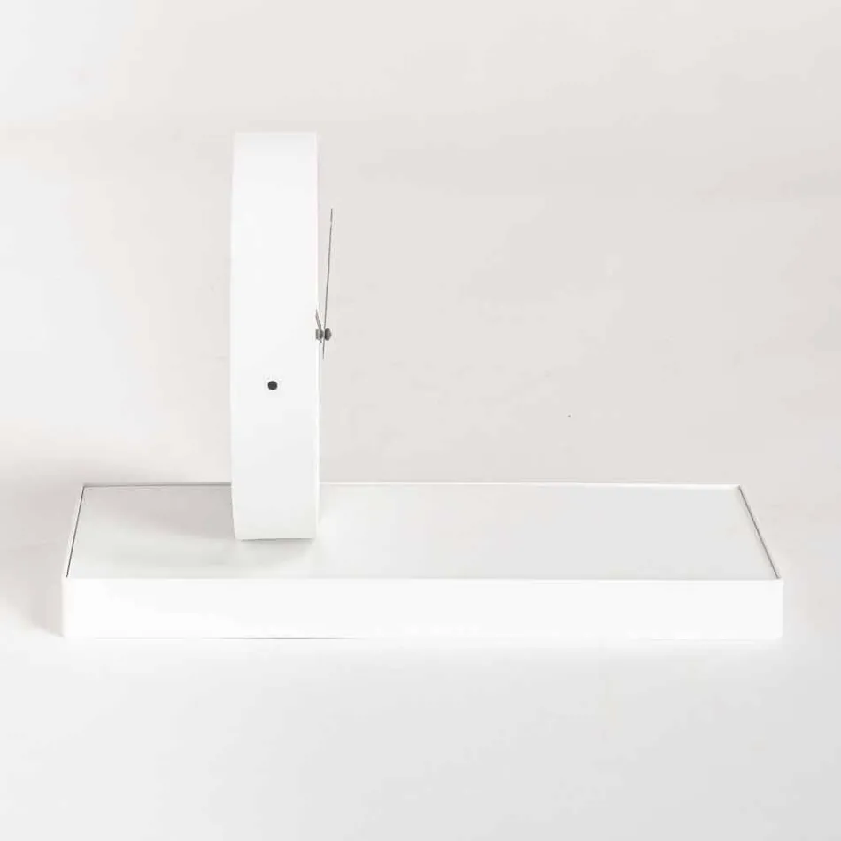 Swivel Table Clock with Steel Mirror Made in Italy - Meritorious Viadurini