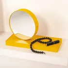 Swivel Table Clock with Steel Mirror Made in Italy - Meritorious Viadurini