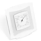 Table Clock in Transparent and Bisatin Methacrylate Made in Italy - Glad Viadurini