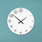 Wooden Clock with Gradually Enlarging Numbers Made in Italy - Kenya Viadurini