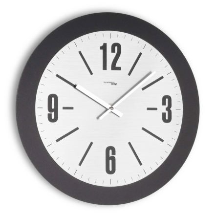 Clock in semi-foamed PVC and layered laminate Made in Italy - Brave Viadurini