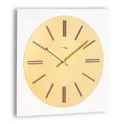 Wall Clock Cut with High-Tech Tools Made in Italy - Proud Viadurini