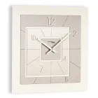 Square Clock in High Density Semi-Foamed PVC Made in Italy - Creative Viadurini