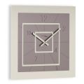 Square Clock in High Density Semi-Foamed PVC Made in Italy - Creative