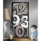 Clock Made of Iron with Large Numbers Made in Italy - Aquarium Viadurini