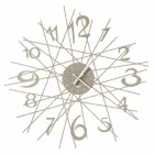 Round Iron Design Wall Clock Made in Italy - Kombo Viadurini