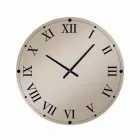 Round Wall Clock in Mirrored Crystal Made in Italy - Gear Viadurini