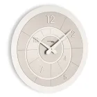 Round Clock in High Density Semi-Foamed PVC Made in Italy - Creative Viadurini