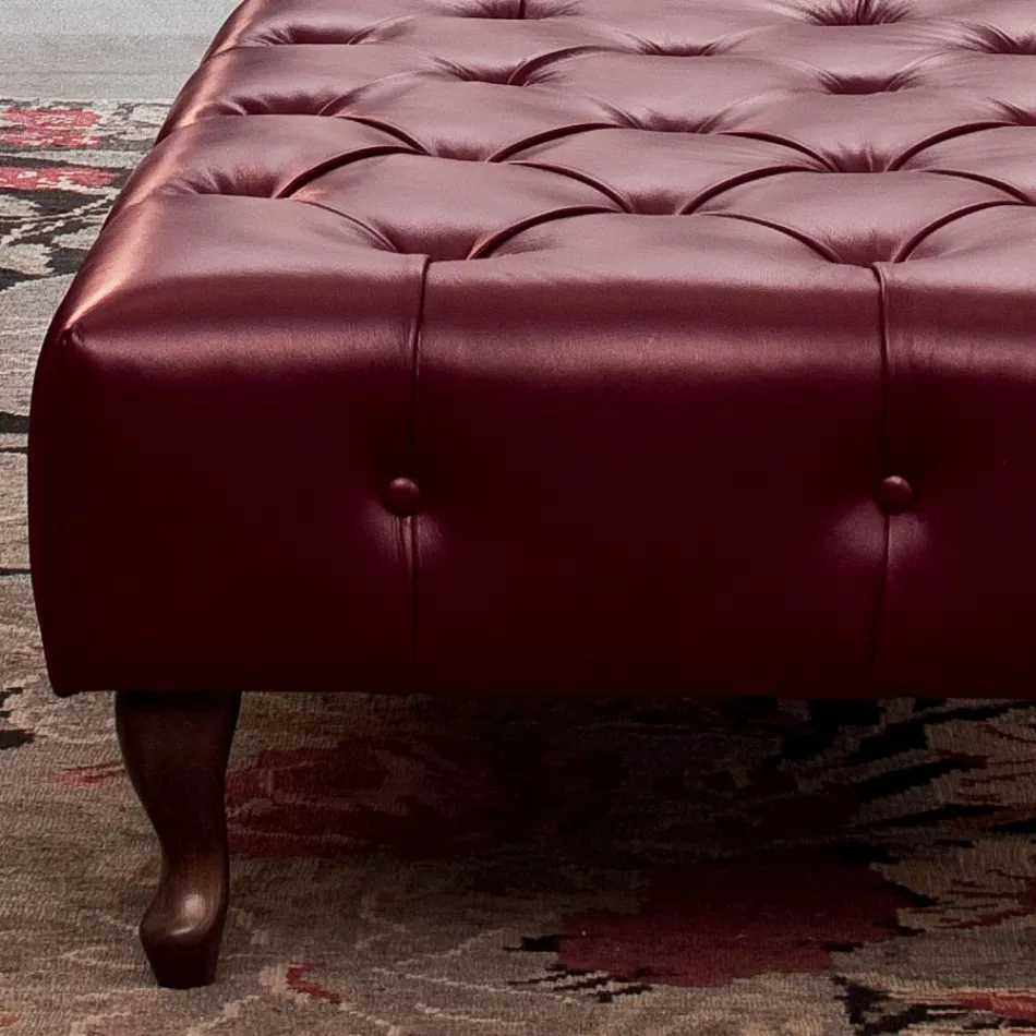 Classic Bench with Feet in Beech Wood Made in Italy - Spassoso Viadurini