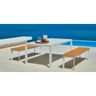 Varaschin System outdoor bench in design painted aluminum Viadurini