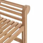 Rustic Design Teak Wood Garden Bench - Simonia Viadurini