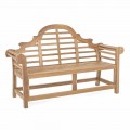 Rustic Design Teak Wood Garden Bench - Simonia