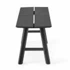 Modern Design Bench in Ash Wood with Veneered Seat - Andria Viadurini