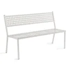 Stackable Garden Bench in Galvanized Steel Made in Italy - Aberdeen Viadurini