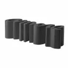 Colorful design bench Slide Love modern made in Italy Viadurini