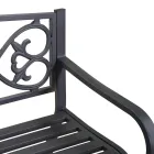 Garden Bench Made of Metal with Different Finishes - Stapler Viadurini