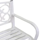 Garden Bench Made of Metal with Different Finishes - Stapler Viadurini