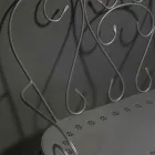 Garden Bench Made Entirely of Metal - Archive Viadurini