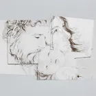 Panel with the Bethlehem Family Made in Laser Made in Italy - Paola Viadurini